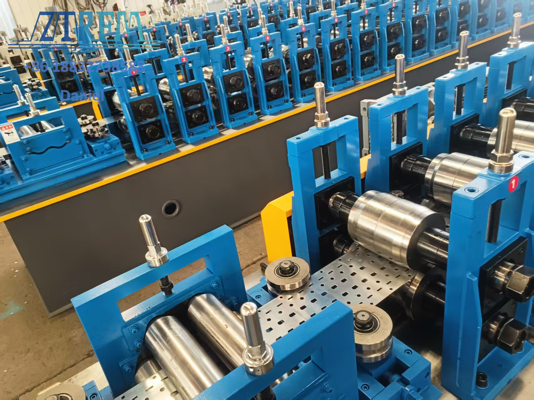 Cangzhou Zhongtuo’s rack shelves making machines