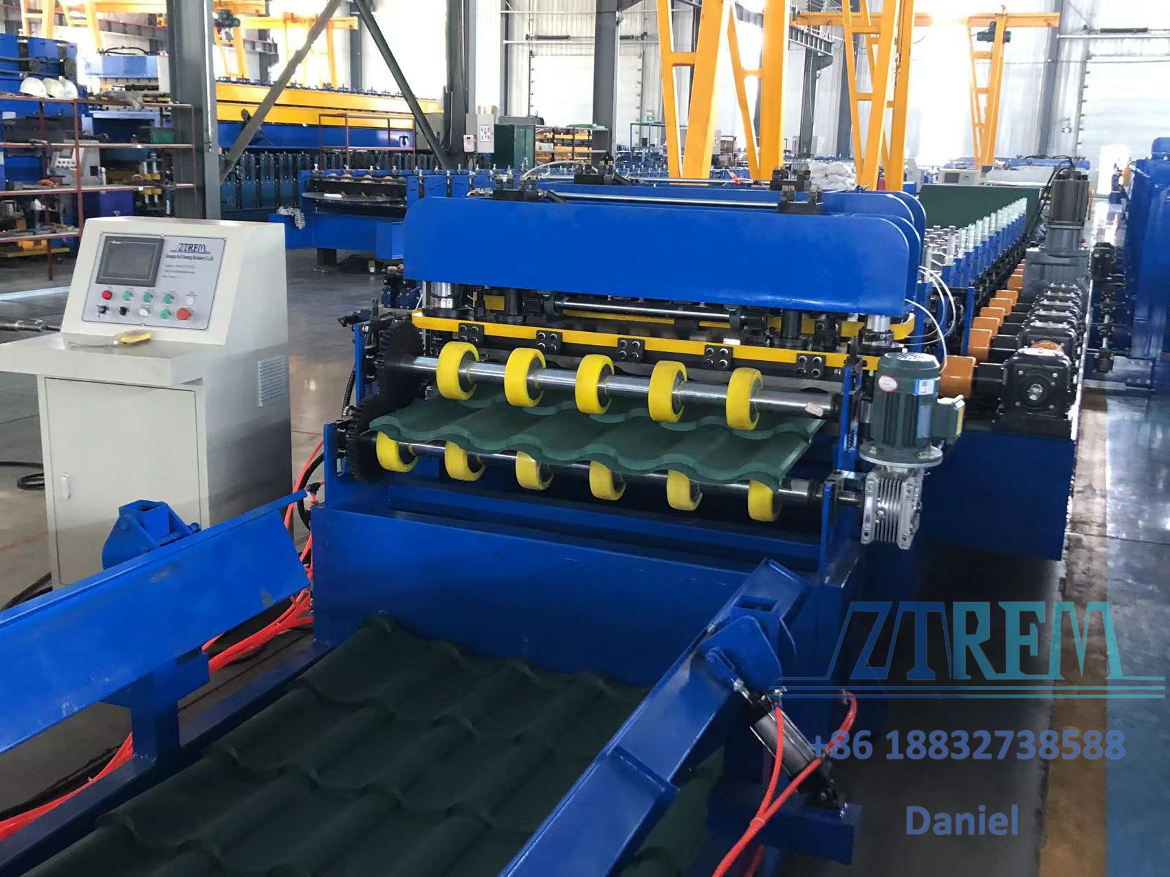 Glazed Roofing Sheet Machine