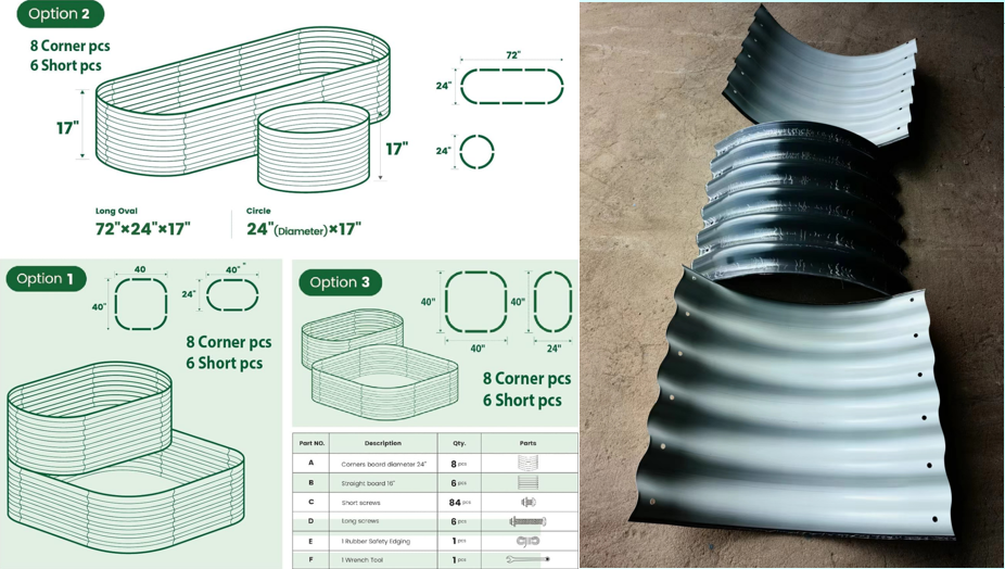 Raised Garden Beds Profile Roll Forming Machine​‌