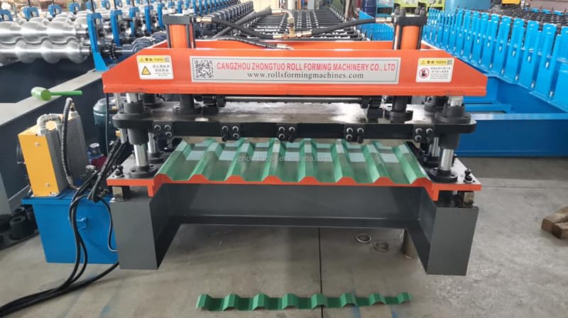 U Rib Panel Trapezoidal Roofing Metal Roofing Sheet Roll Forming Machine