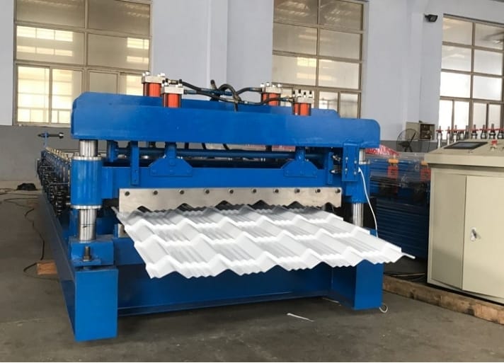 Q tile rolling machine