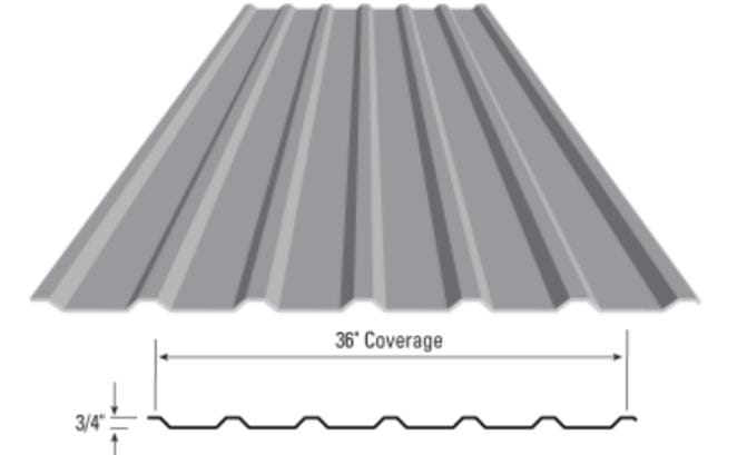 U panel profile drawing