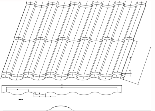 step tile drawing profile