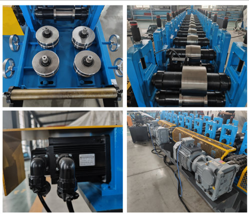 Slotted angle rolling forming machine