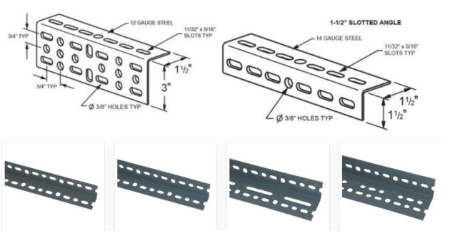 Slotted angle rolling forming machine