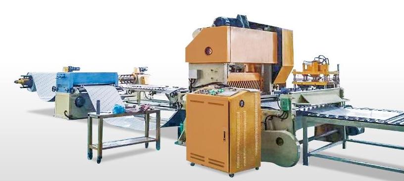 Automatic punching line from decoiler to recoiler or cut to length