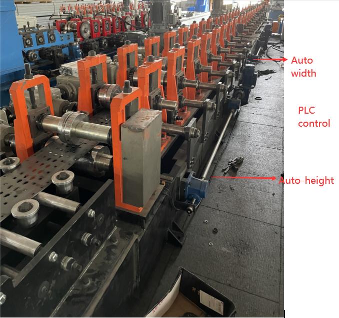 Warehouse Shelf Upright Rack Roll Forming Machine