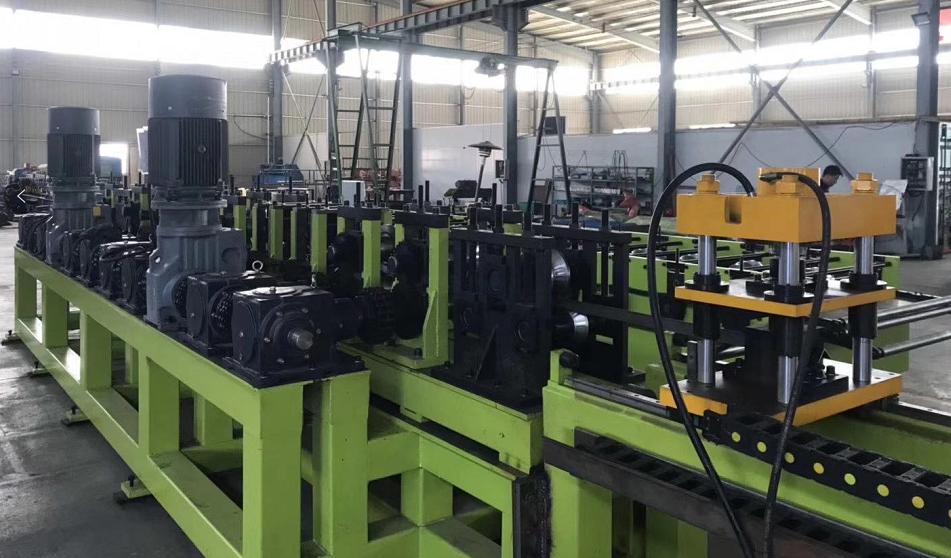 Cold Formed Steel Angle Bar Rolling Forming Machine for Storage Rack