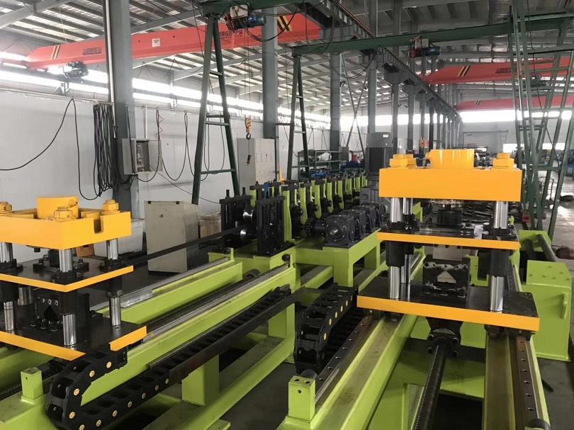 Cold Formed Steel Angle Bar Rolling Forming Machine for Storage Rack