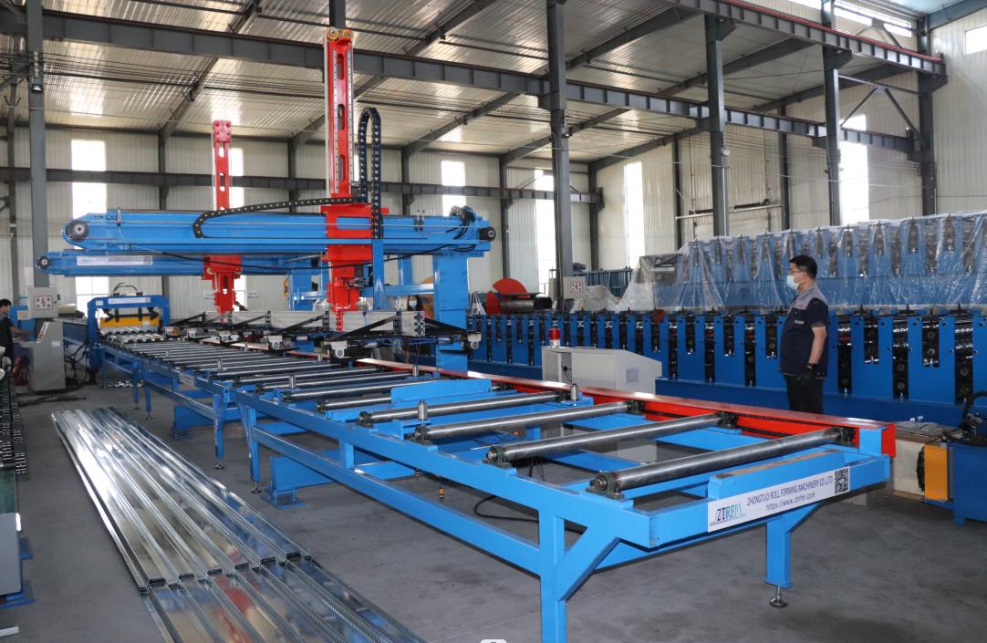 Popular Metal Decking Profiles Roll Forming Machine for USA Market