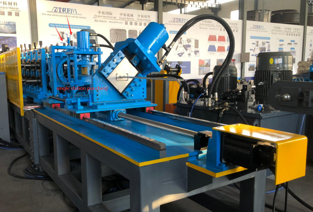 High speed automatic corner stud rolling forming machine