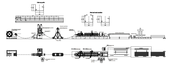 High Speed Automatic Drywall Steel Stud Rolling Forming Machine