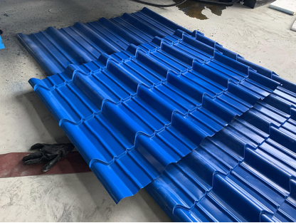 High Speed Rectangular Step Glaze Roofing Tile Roofing Sheet Machine