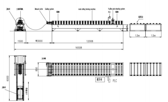 Wall panel cladding roll forming machine