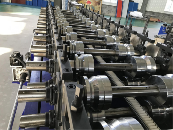 Wall panel cladding roll forming machine