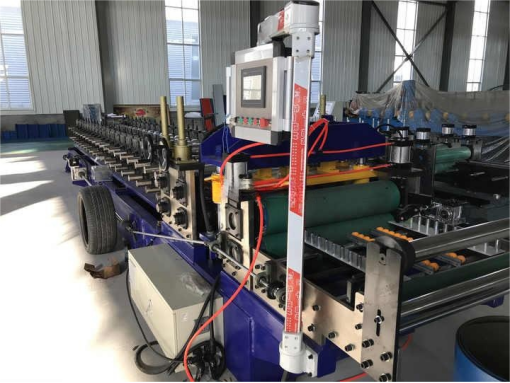 Wall panel cladding roll forming machine