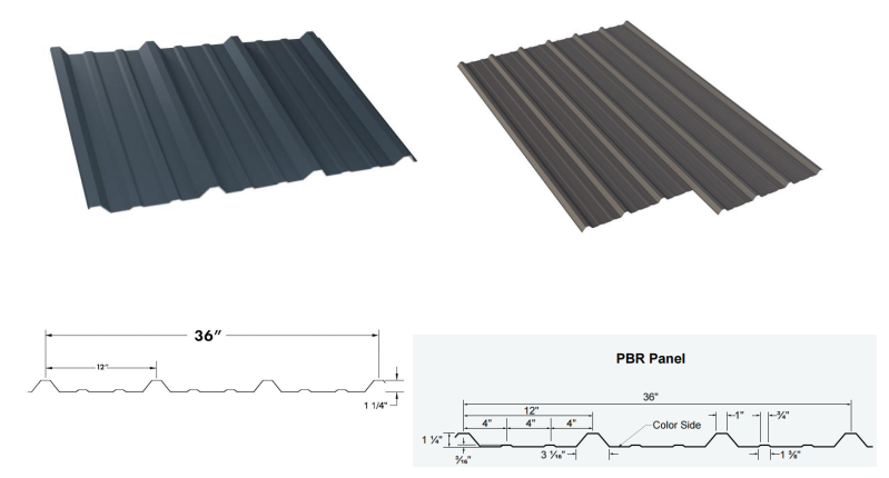 PBR panel rolling machine