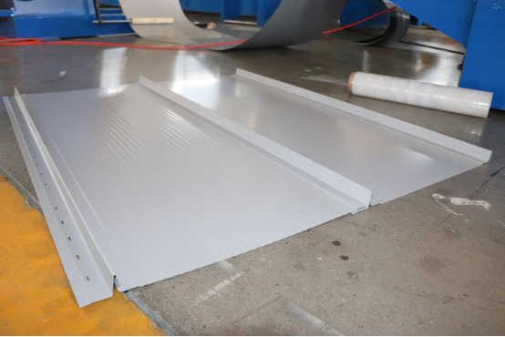 Standing Seam Metal Roofing Snap Lock Panel Machine