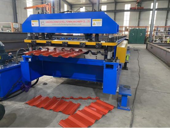 Metal Box Profile Roofing Sheet Rolling Machine