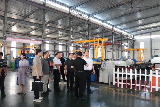 Vice Mayor Of Cangzhou City, Hebei Province, China Inspected Zhongtuo Roll Forming Machinery Co., LTD