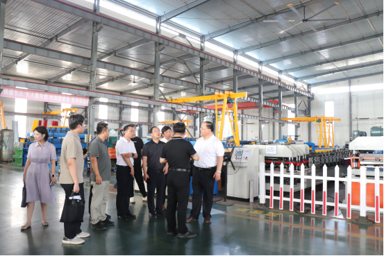 Vice Mayor Of Cangzhou City, Hebei Province, China Inspected Zhongtuo Roll Forming Machinery Co., LTD