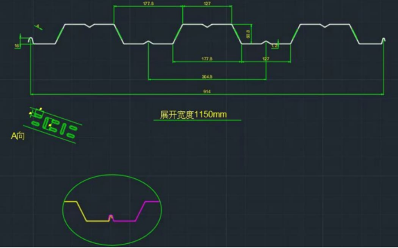 Floor Metal Deck Forming Machine 