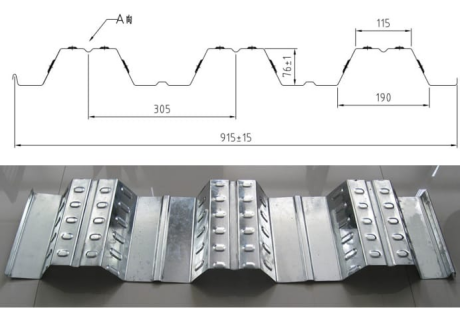 Metal Roof Deck Roll Forming Machine