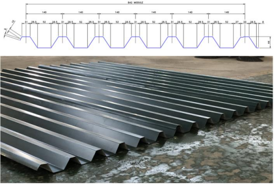 Steel Form Deck Profile Rolling Forming Machine