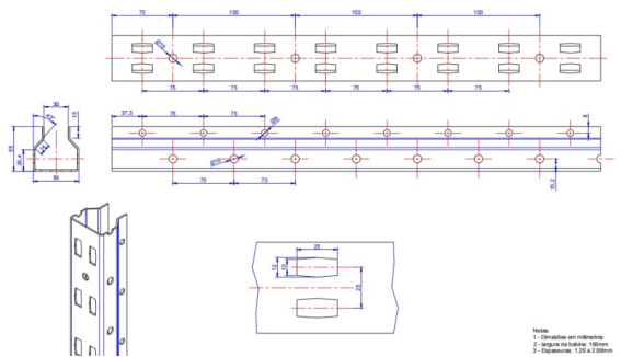 Selective Pallet Racking rolling forming machine