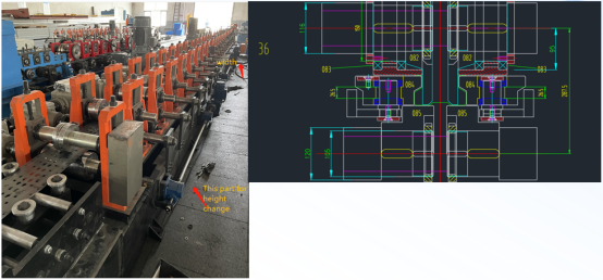 High Quality Rolling Storage Rack Machine