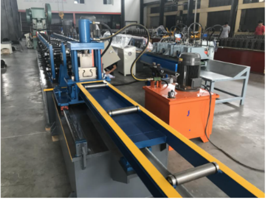 Heavy duty Upright Roll Forming Machine for warehouse shelf