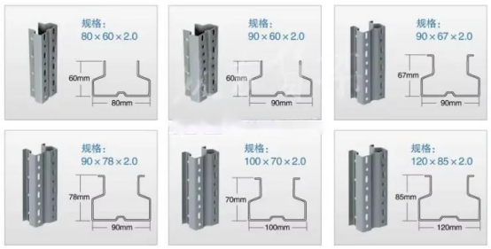 Supermarket Storage Rack Shelf Frame Cold Roll Forming Machine 