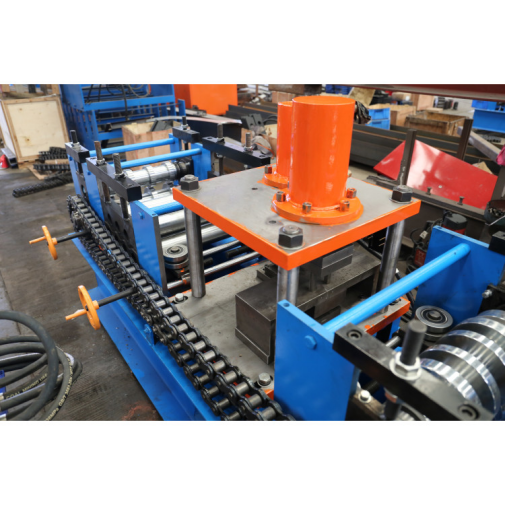 Supermarket Storage Rack Shelf Frame Cold Roll Forming Machine 