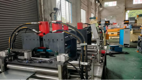 Supermarket Storage Rack Panel Roll Forming Machine