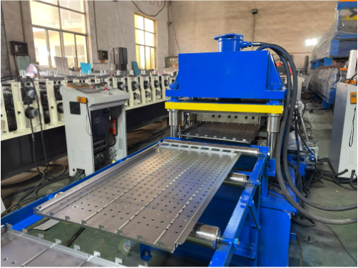 Heavy duty pillar making machine T beam shelf making machine