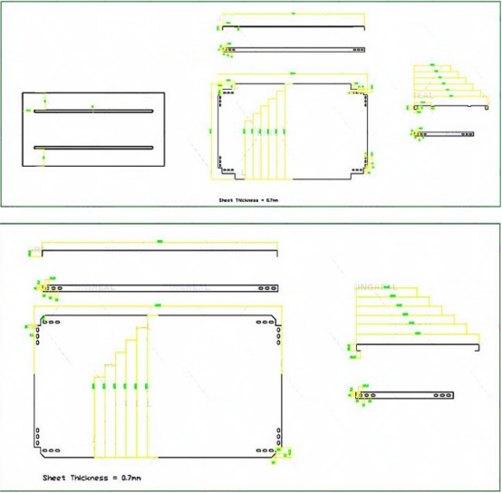 Supermarket Storage Rack Panel Roll Forming Machine