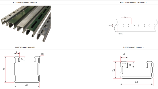 Steel Slotted Strut Channel Rolling Forming Machine