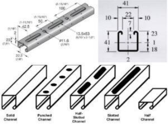 Steel Slotted Strut Channel Rolling Forming Machine