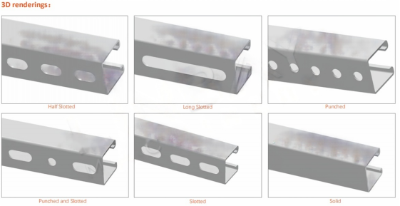 STRUT CHANNEL ROLL FORMING MACHINE