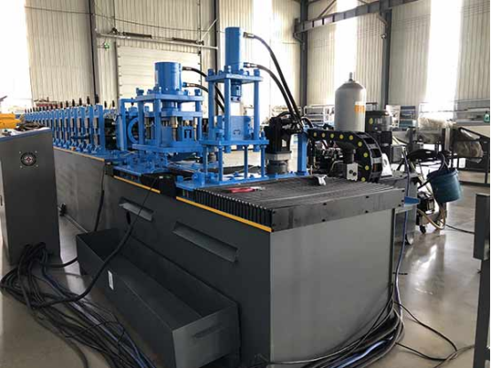 Slotted strut Channel Roll Forming Machine