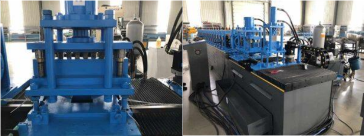 Slotted strut Channel Roll Forming Machine