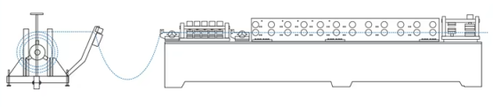 C89 Light Gauge Steel Frame Rolling Forming Machine