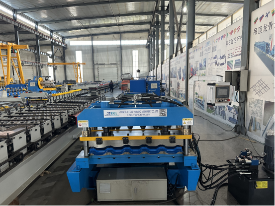 High Working Speed Glazed Tile Roll Forming Machine