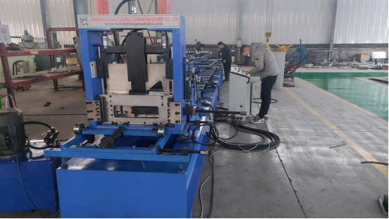 Zhongtuo automatic changing size C purlin roll forming machine