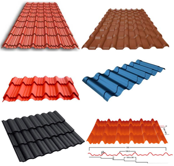 Glazed Tile Roof Roll Forming Machine