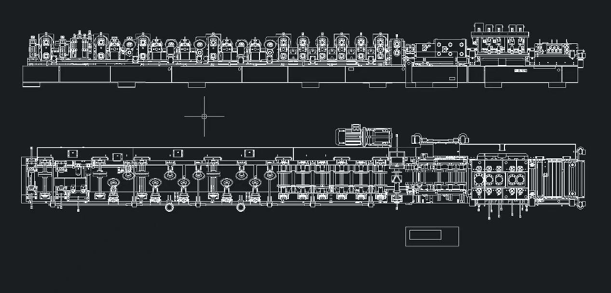 Pre cutting CZ Purlin Machine