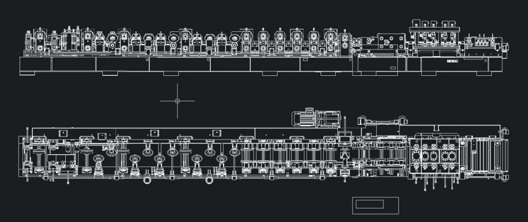 Heavy duty pre-cutting CZ purlin machine automatically