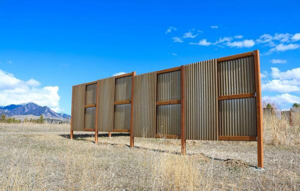 Corrugated Metal Fencing