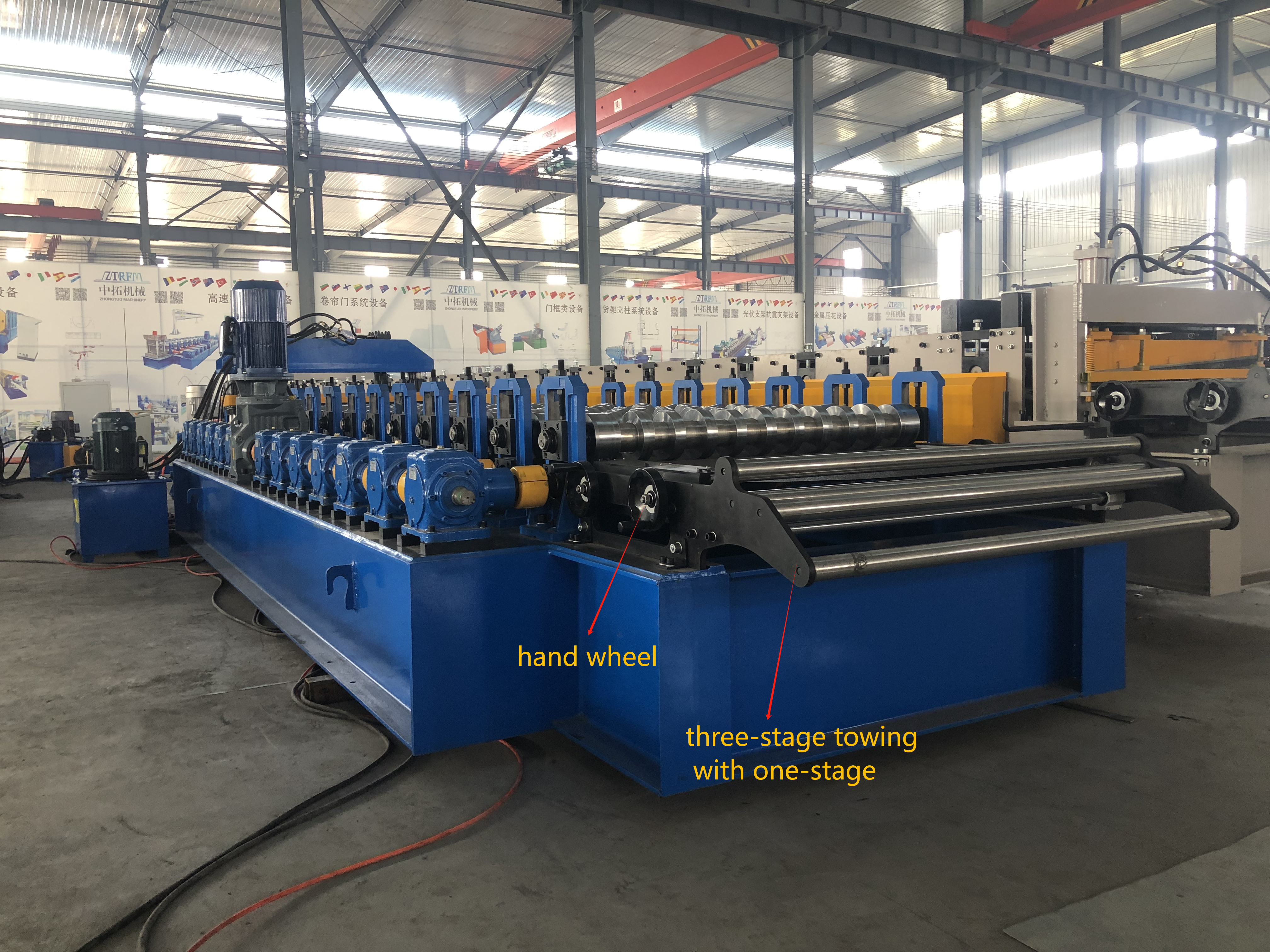 Glazed roofing sheet machine