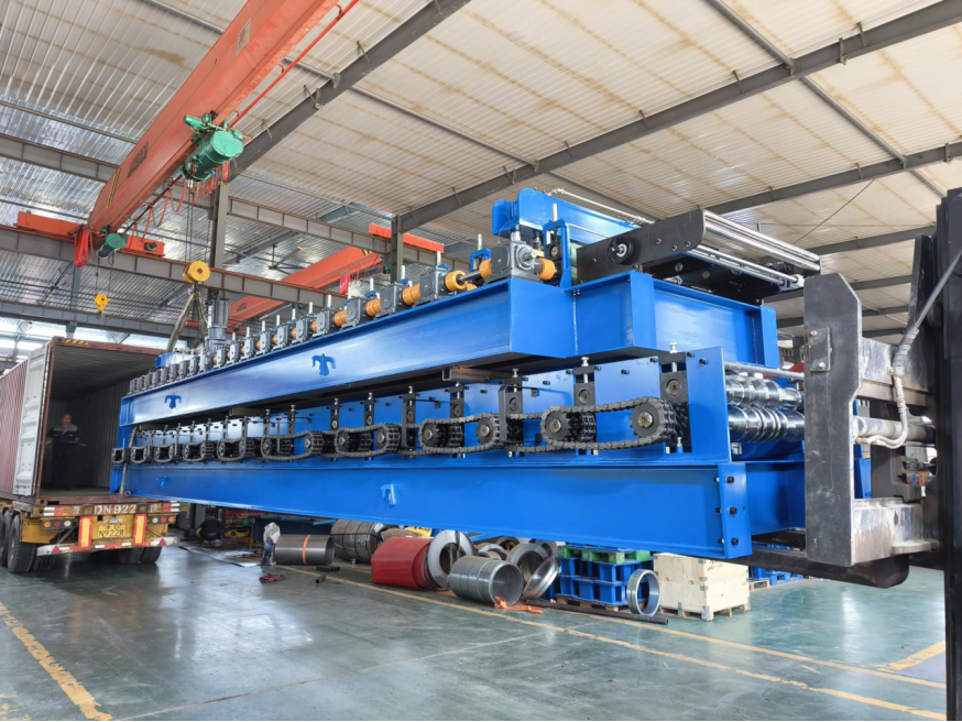 How to pack and ship Floor Decking Machine